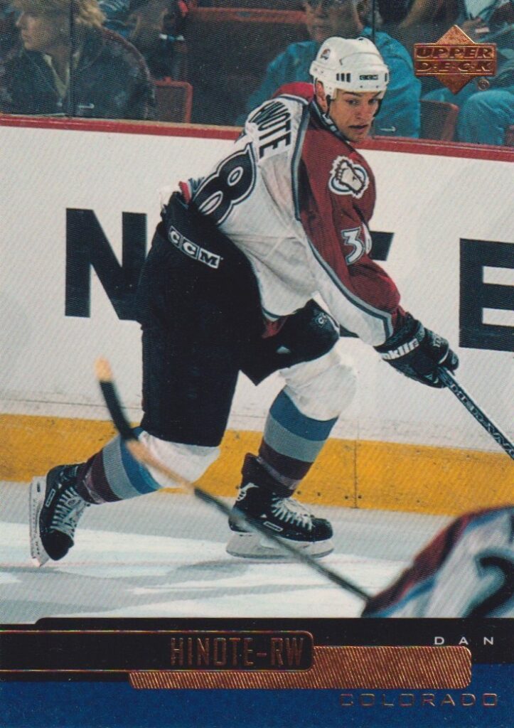 1999/00 Upper Deck – D. Hinote Col 209