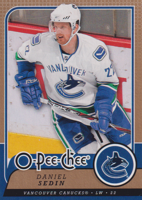 2008/09 O-Pee-Chee – D. Sedin Van 318