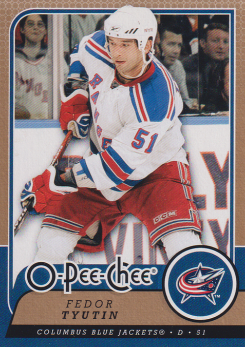 2008/09 O-Pee-Chee – F. Tyutin Cbs 458