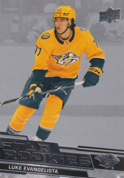 2023/24 Upper Deck Star Rookies – L. Evangelista Nas 5