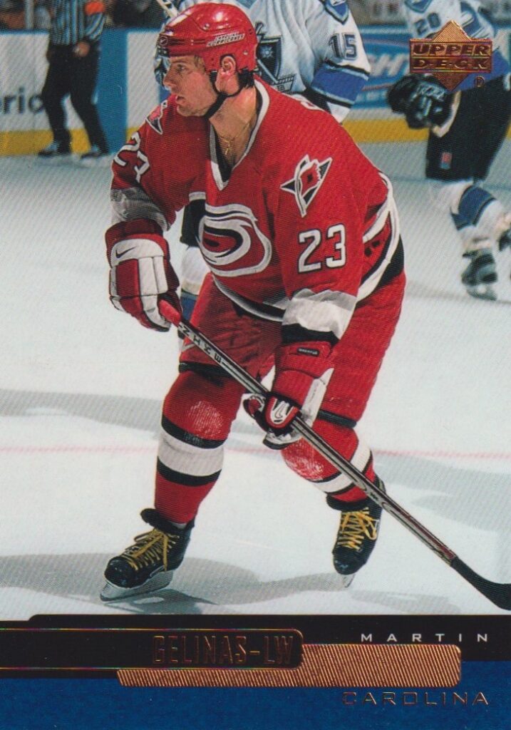 1999/00 Upper Deck – M. Gelinas Car 198