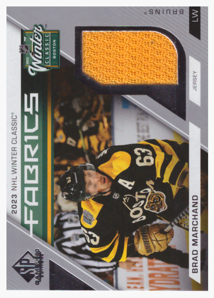 2023/24 SP Game Used – B.Marchand Bos WC-3
