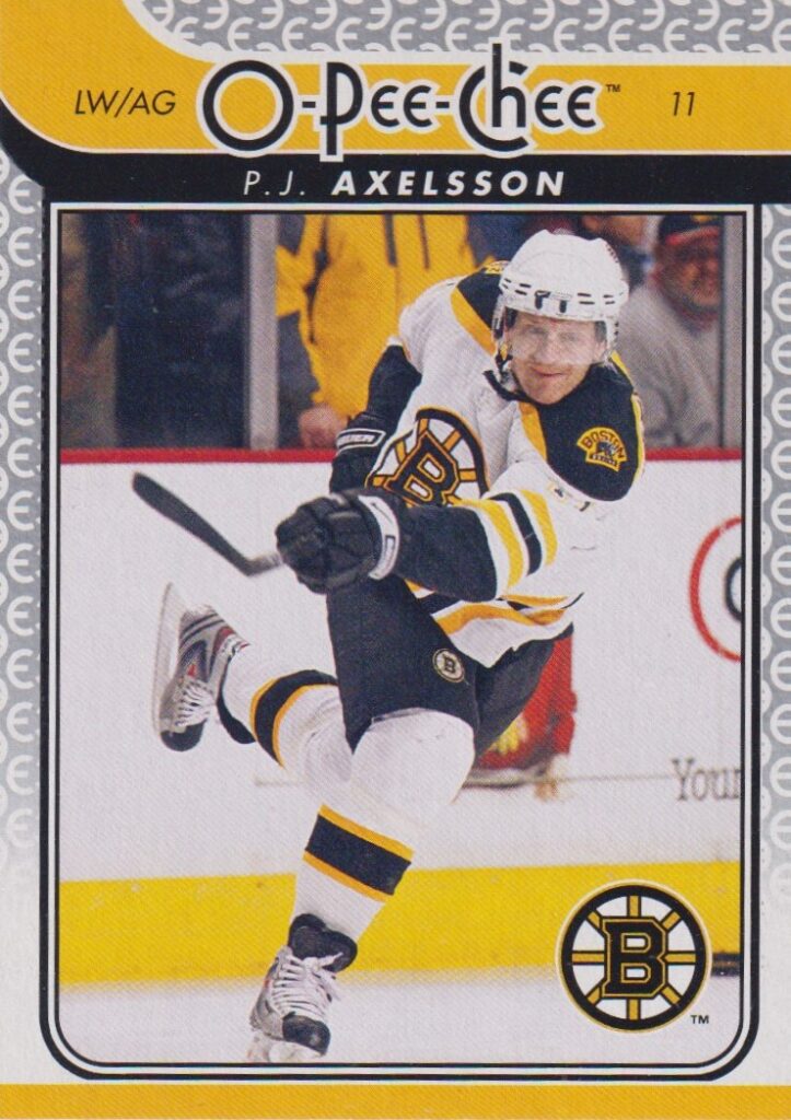 2009/10 O-Pee-Chee – P. J. Axelsson Bos 209