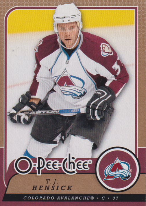 2008/09 O-Pee-Chee – T. J. Hensick Col 486