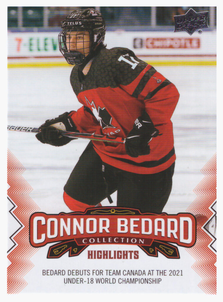 2023/24 UD Connor Bedard Collection – C.Bedard Can 1