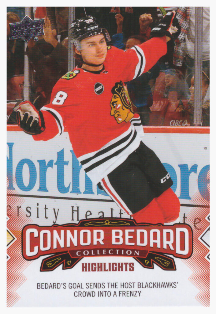 2023/24 UD Connor Bedard Collection – C.Bedard Chi 18