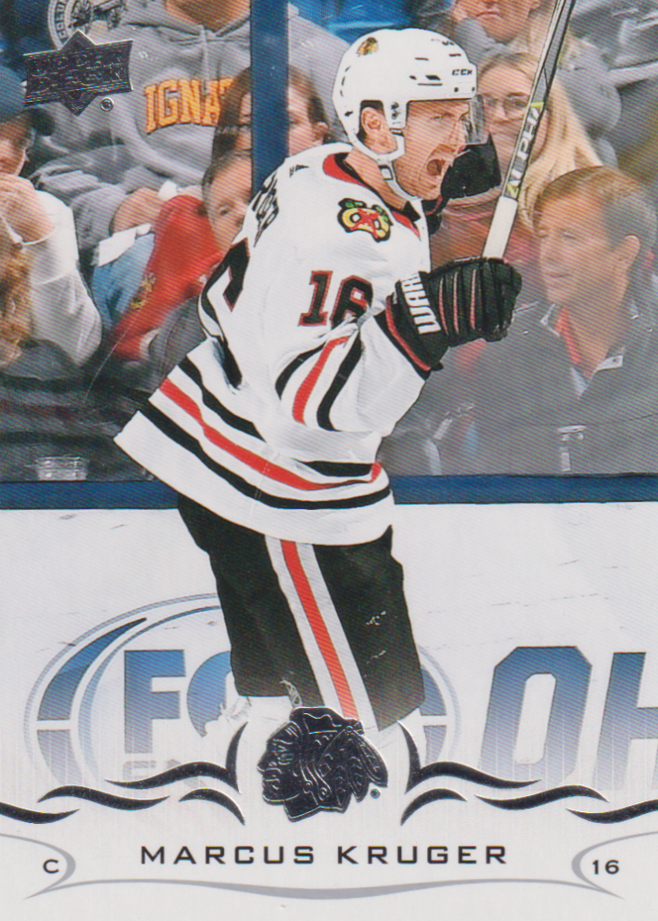 2018/19 Upper Deck Series 2 – Marcus Kruger Chicago Blackhawks 291