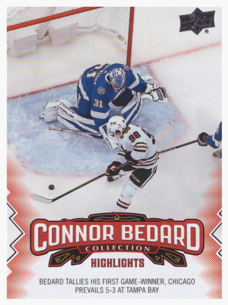 2023/24 UD Connor Bedard Collection – C.Bedard Chi 23