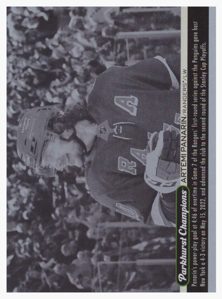 2022/23 Parkhurst Champions – A.Panarin Nyr WI-22