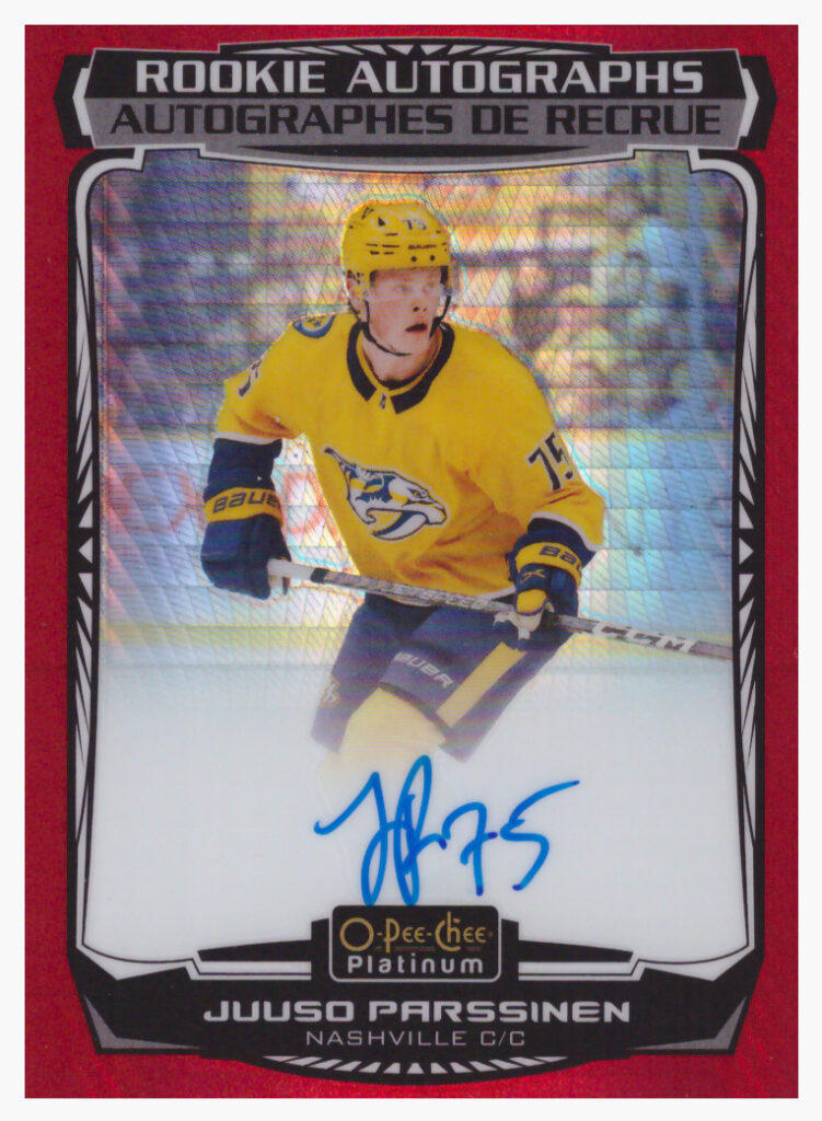 2022/23 O-Pee-Chee Platinum – J.Parssinen Nas R-PA   /50