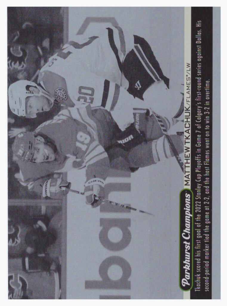 2022/23 Parkhurst Champions – M.Tkachuk Cal WI-11