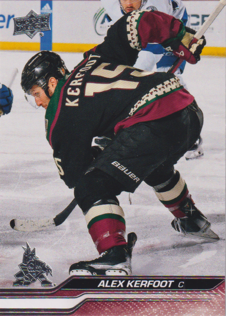 2023/24 UD Extended – Alex Kerfoot Arizona Coyotes 509