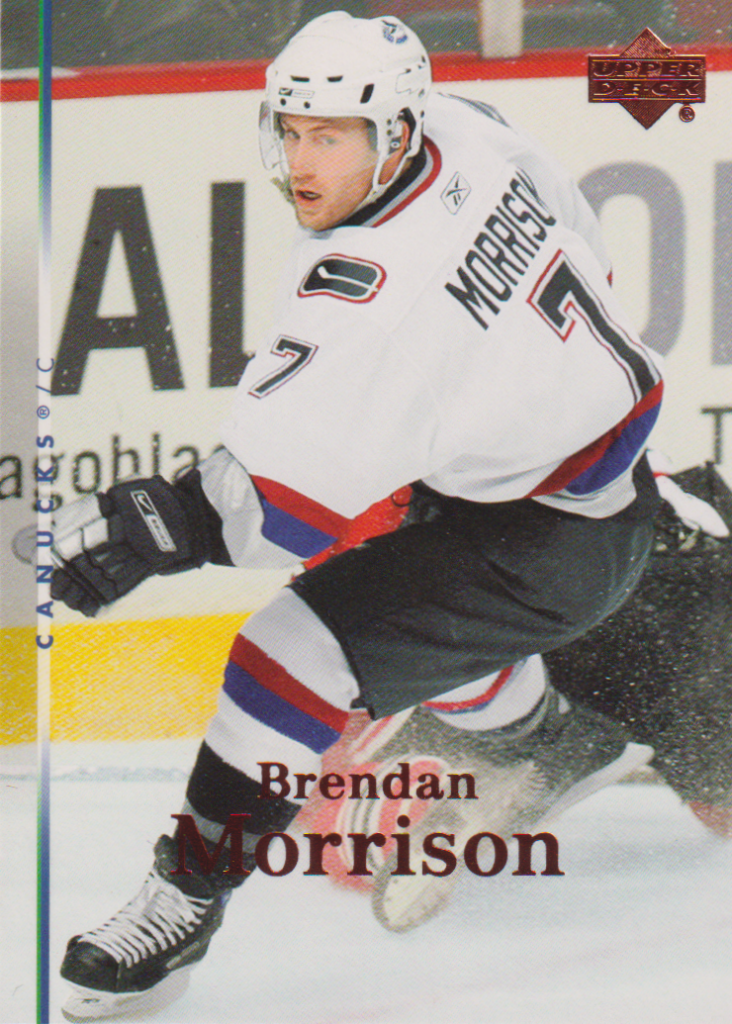 2007/08 Upper Deck – B. Morrison Van 38