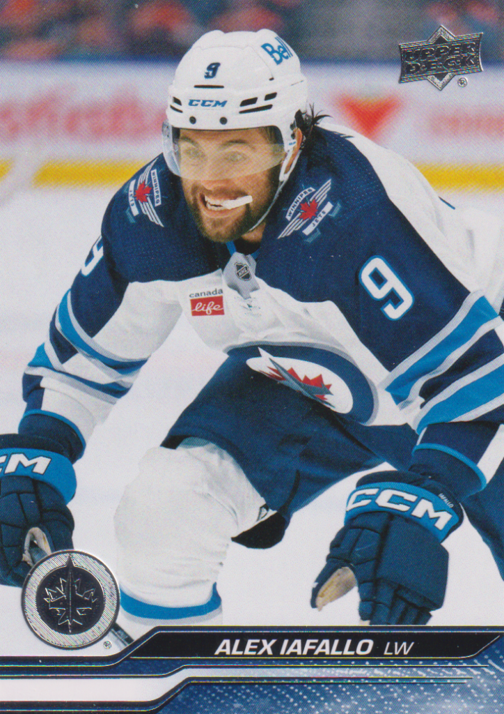 2023/24 UD Extended – Alex Iafallo Winnipeg Jets 651