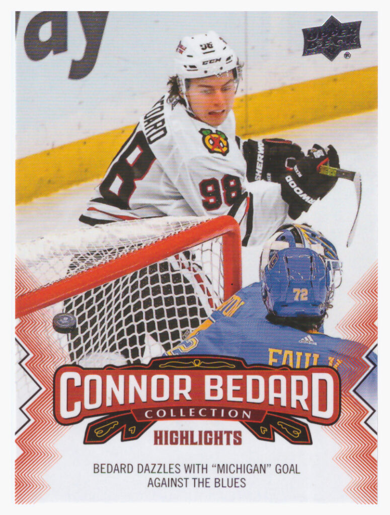 2023/24 UD Connor Bedard Collection – C.Bedard Chi 25