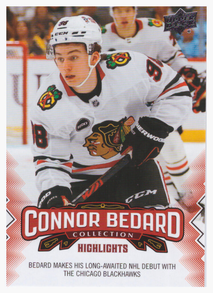 2023/24 UD Connor Bedard Collection – C.Bedard Chi 10