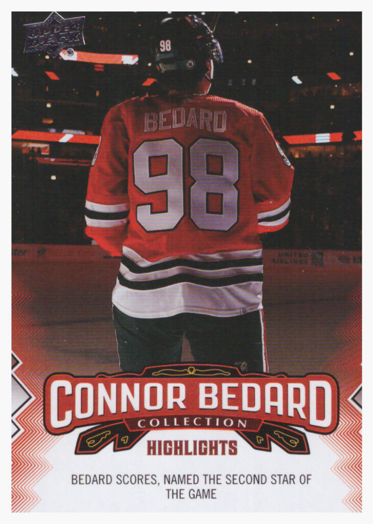 2023/24 UD Connor Bedard Collection – C.Bedard Chi 19