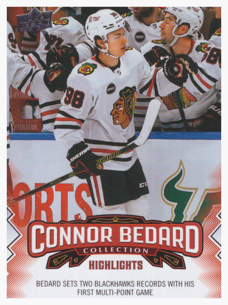 2023/24 UD Connor Bedard Collection – C.Bedard Chi 20