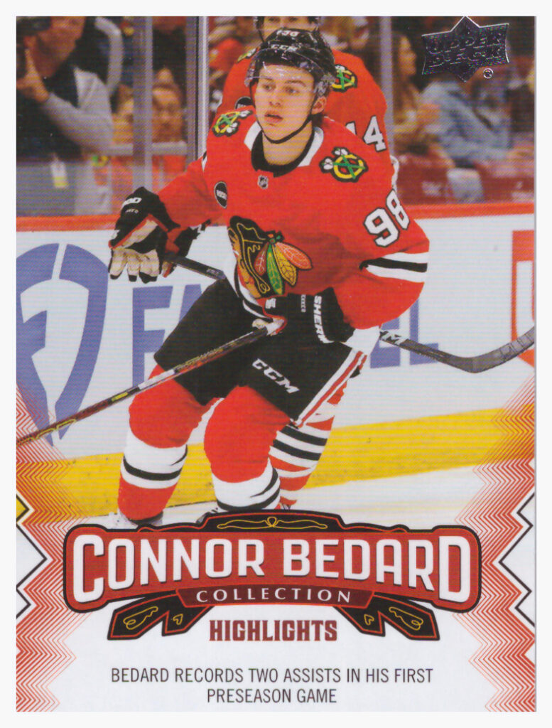 2023/24 UD Connor Bedard Collection – C.Bedard Chi 9