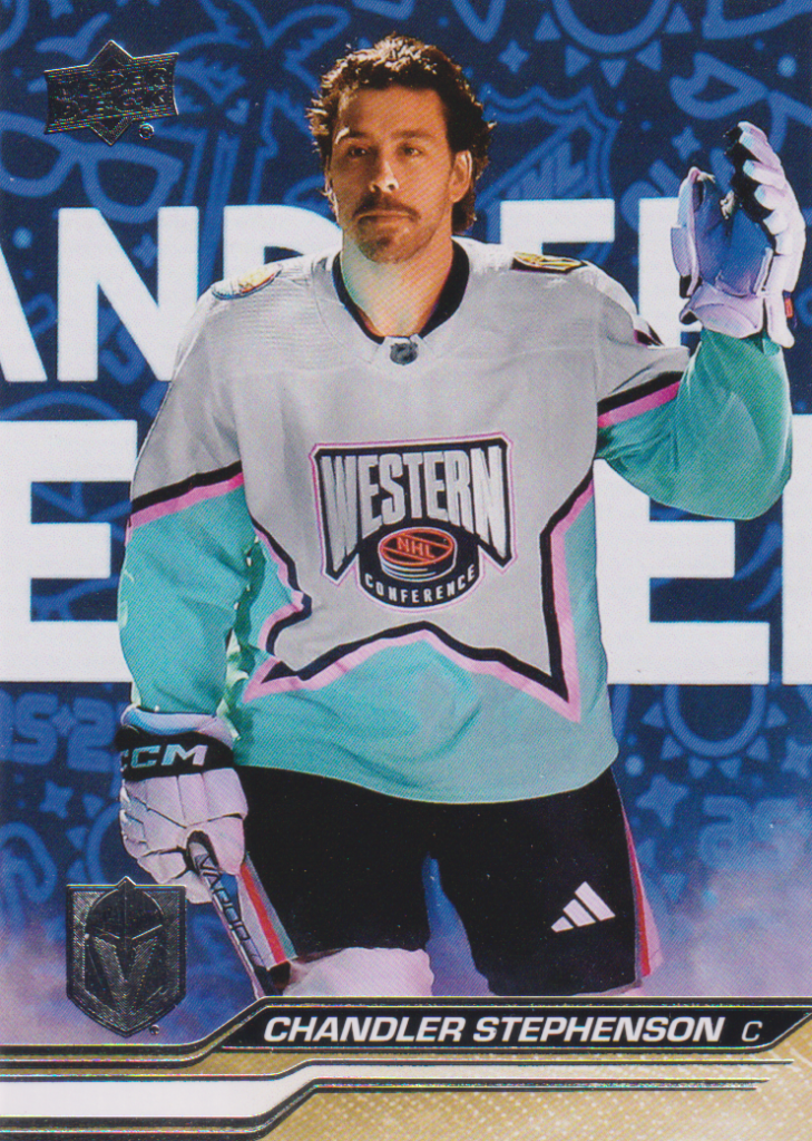 2023/24 UD Extended – Chandler Stephenson Las Vegas Golden Knights694