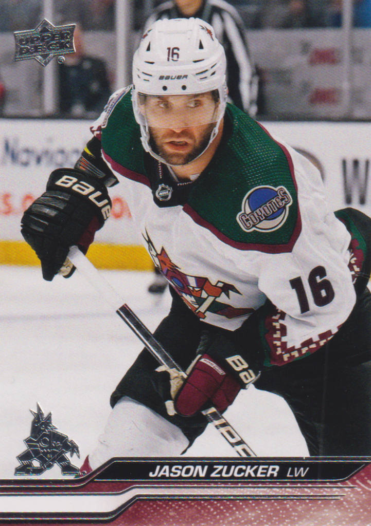 2023/24 UD Extended – Jason Zucker Arizona Coyotes 506