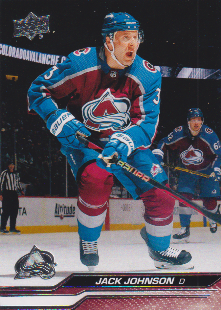 2023/24 UD Extended – Jack Johnson Colorado Avalanche 539