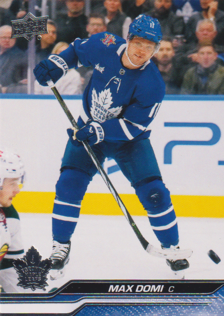 2023/24 UD Extended – Max Domi Toronto Maple Leafs 63
