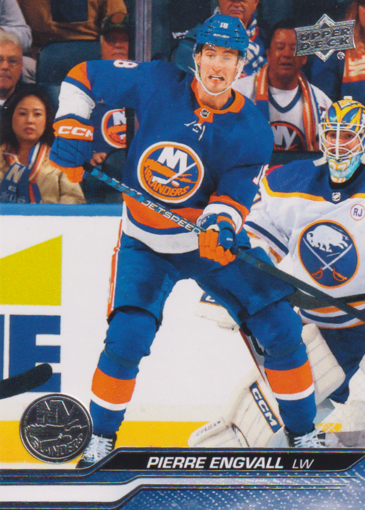 2023/24 UD Extended – Pierre Engvall New York Islanders 585