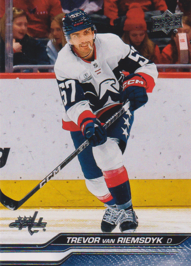 2023/24 UD Extended – Trevor Van Riemsdyk Washington Capitals 648