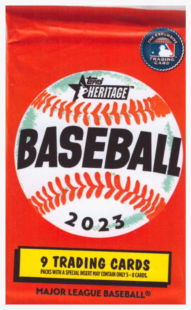 2023 Topps Heritage Baseball blaster balíček