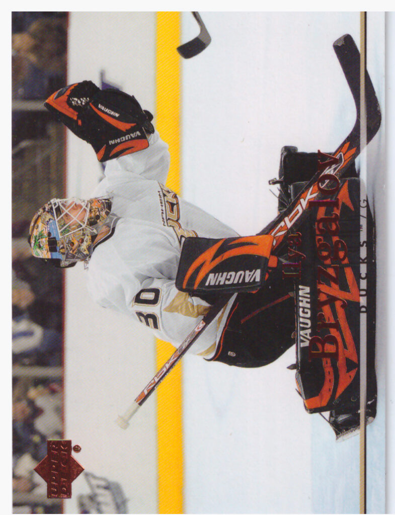 2007/08 Upper Deck 1 – I.Bryzgalov Ana 71