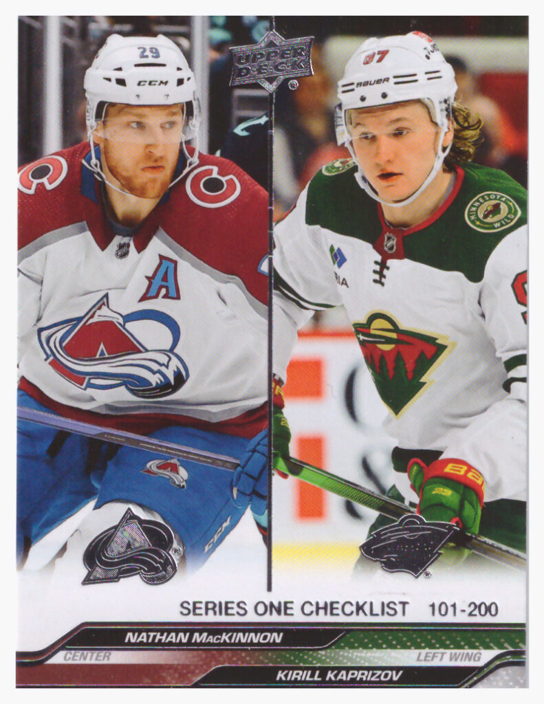 2023/24 Upper Deck Series 1 – N.MacKinnon, K.Kaprizov 200