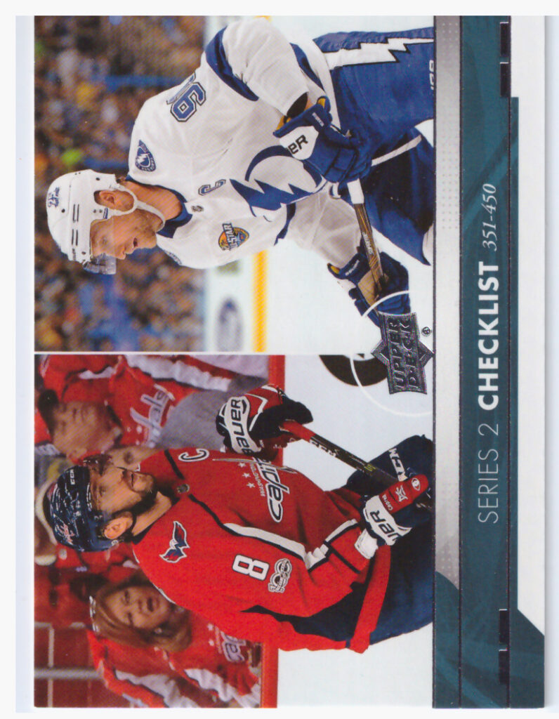 2017/18 Upper Deck 2 – A.Ovechkin, S.Stamkos 450