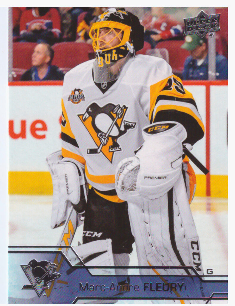 2016/17 Upper Deck 2 – M.A.Fleury Pit 394