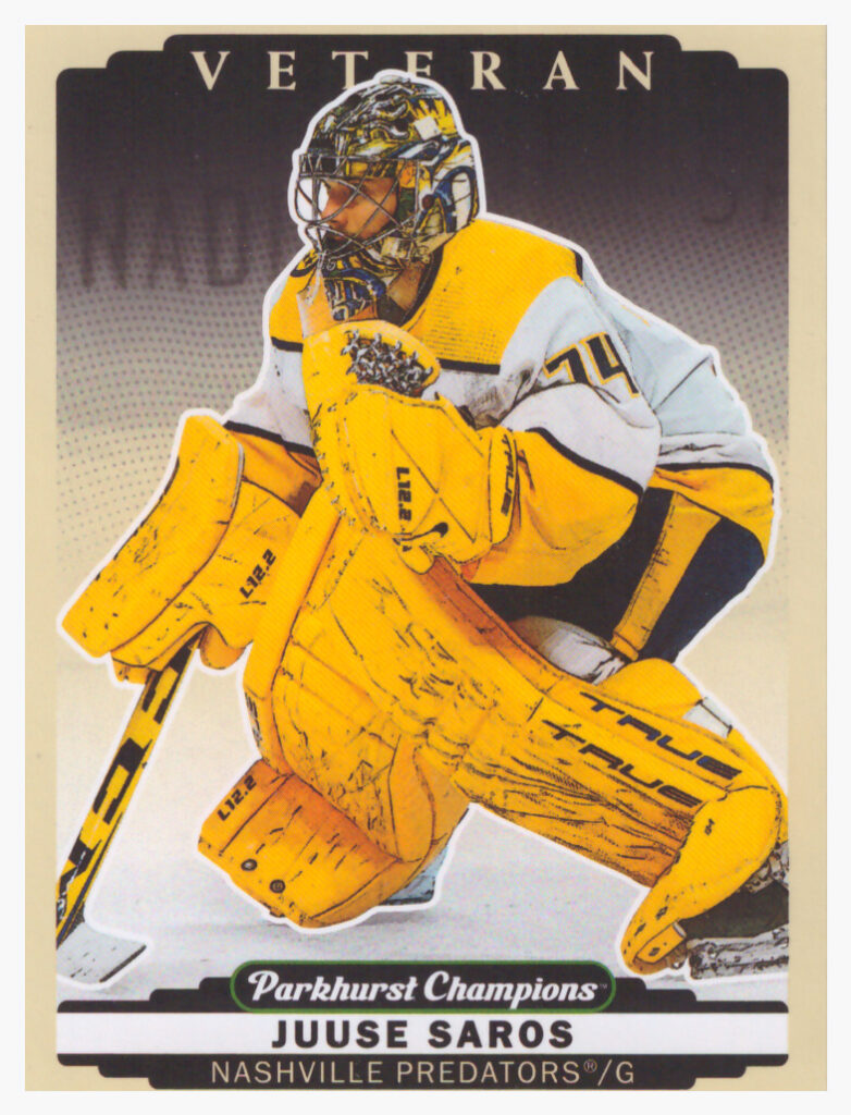 2022/23 Parkhurst Champions – Juuse Saros Nashville Predators 76