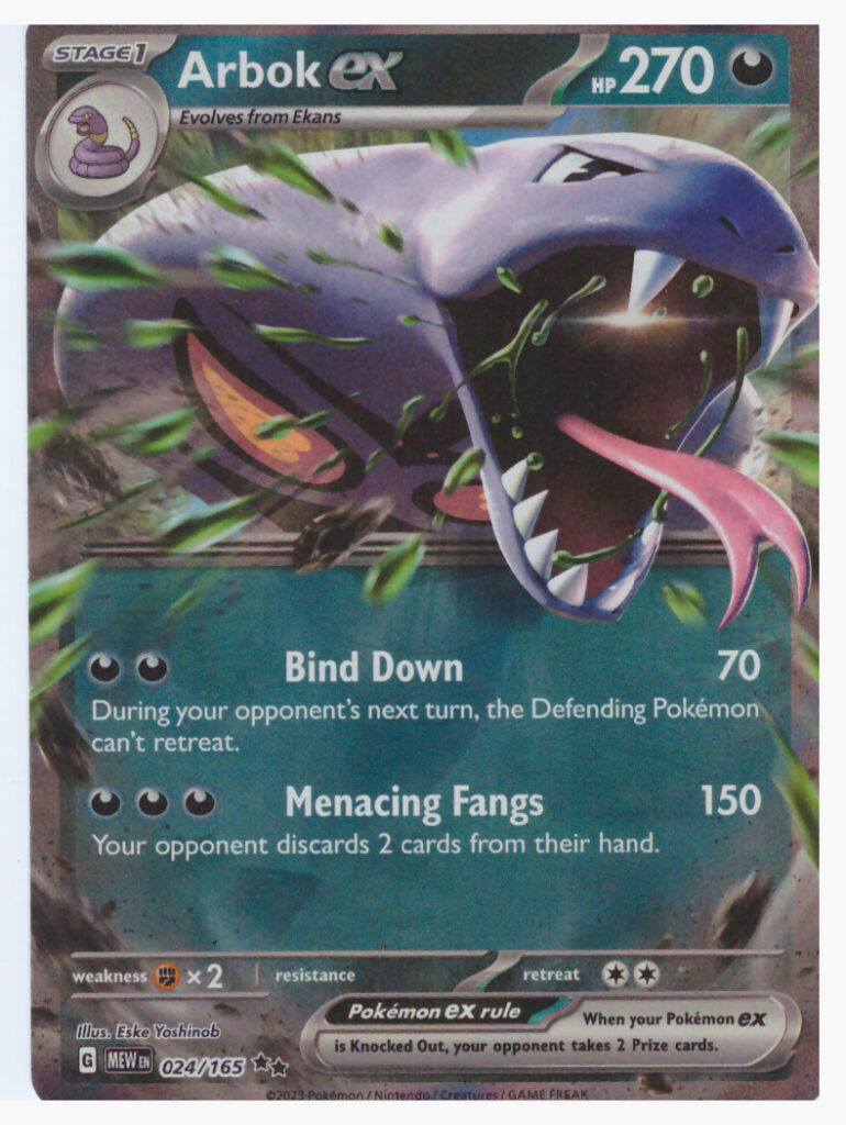 Scarlet & Violet 151 – Arbok ex 024