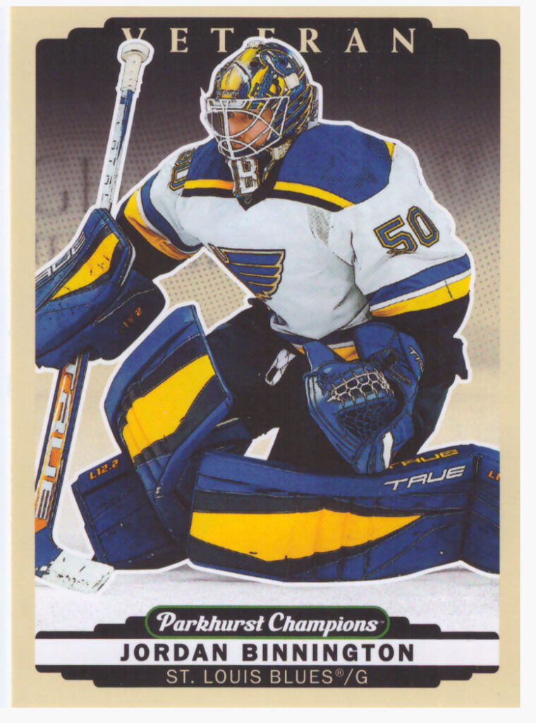 2022/23 Parkhurst Champions – J.Binnington Stl 30