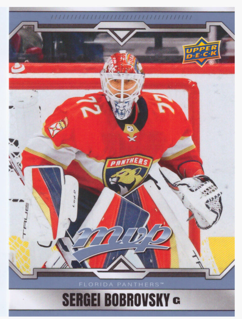 2024/25 MVP – Sergei Bobrovsky Florida Panthers 82