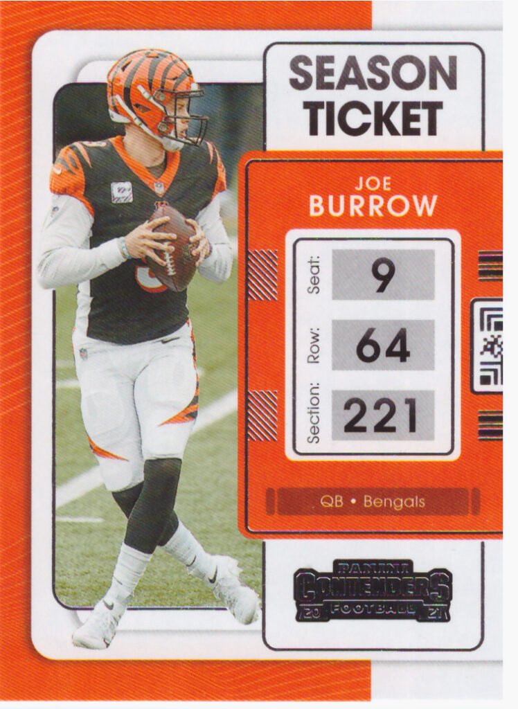 2021 Panini Contenders – J.Burrow Bengals 19