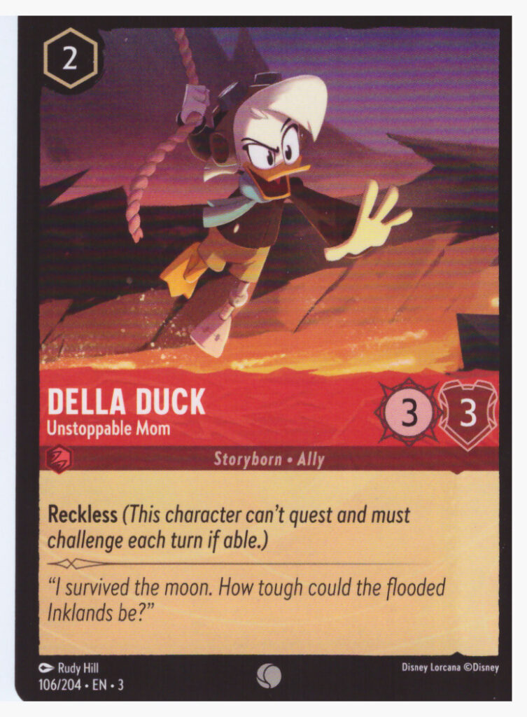Lorcana Into The Inklands – Della Duck 106/204