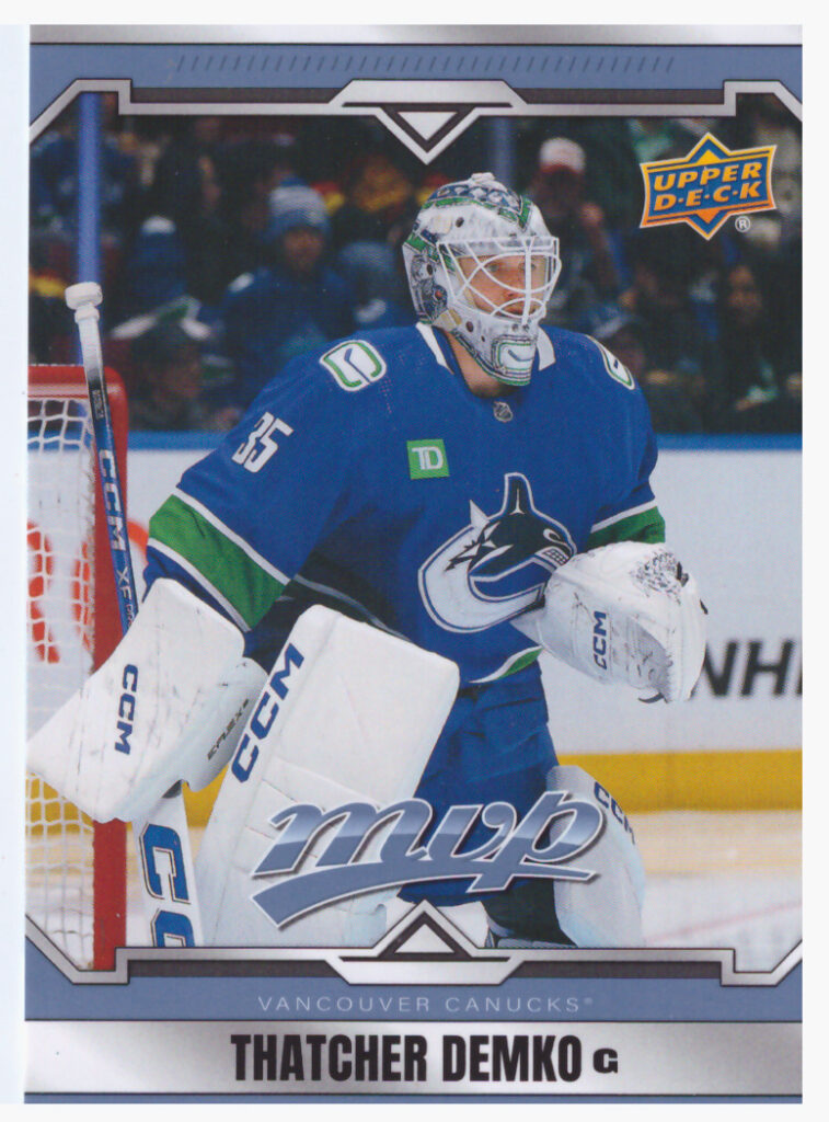 2024/25 MVP – Thatcher Demko Vancouver Canucks 114