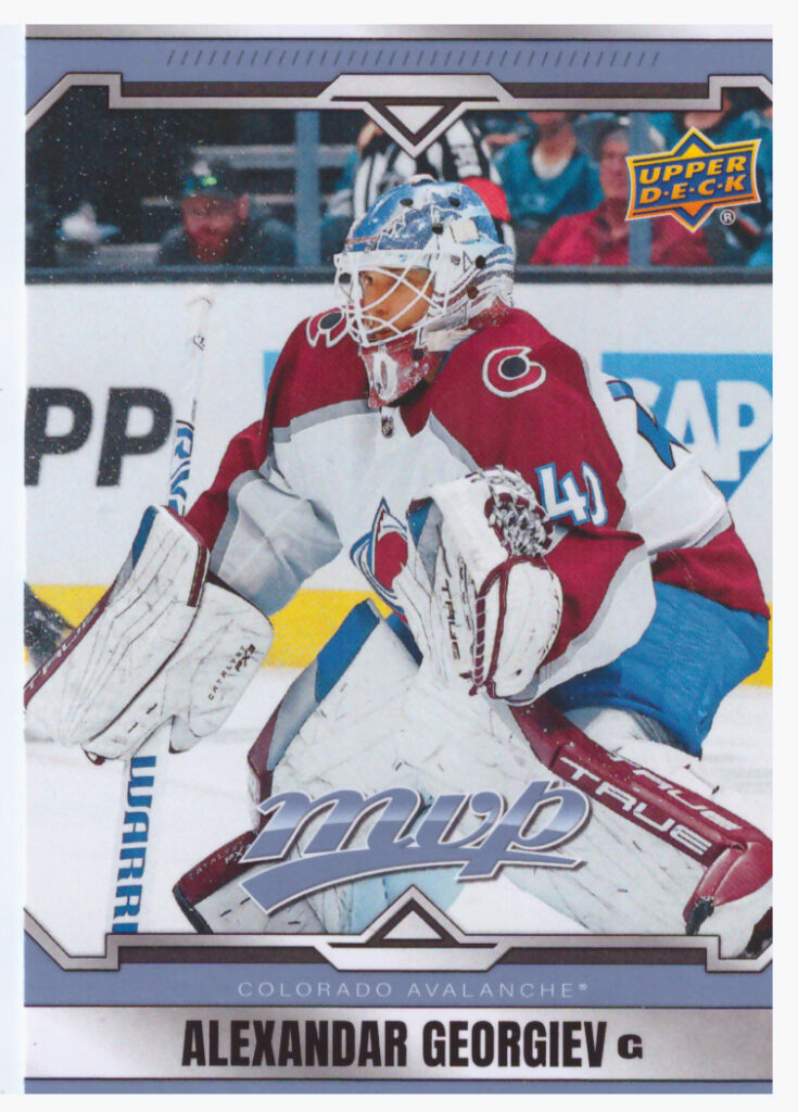 2024/25 MVP – Alexandar Georgiev Colorado Avalanche 79