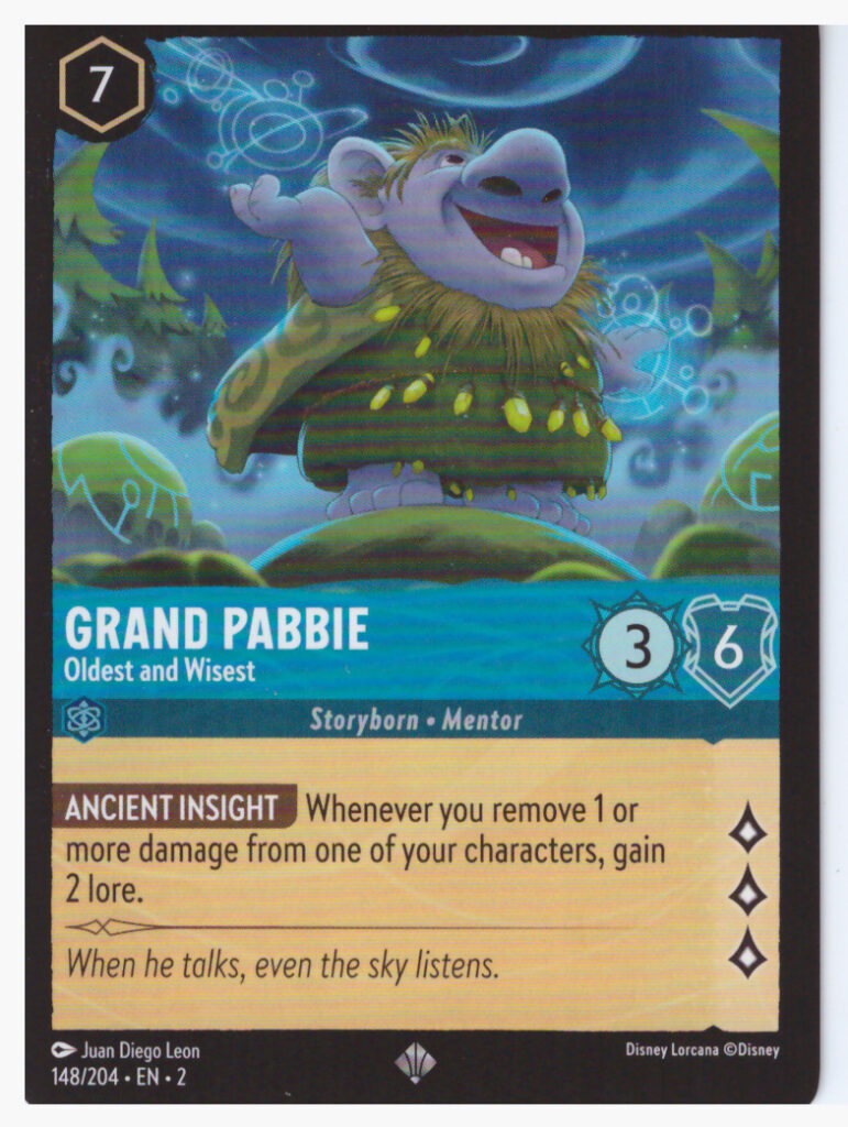 Lorcana Rise Of The Floodborn – Grand Pabbie 148/204