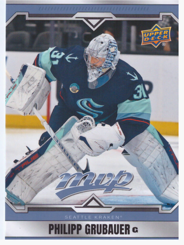 2024/25 MVP – Philipp Grubauer Seattle Kraken 187