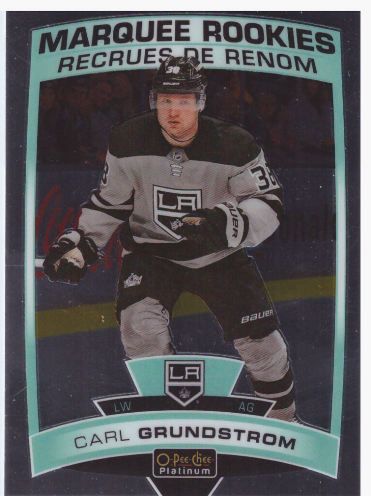 2019/20 O-Pee-Chee Platinum – C.Grundstrom Lak 179