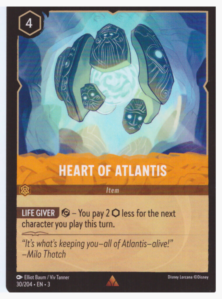 Lorcana Into The Inklands – Heart Of Atlantis 30/204
