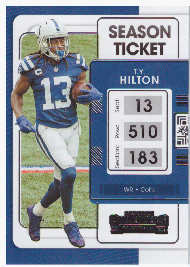 2021 Panini Contenders – T.Y.Hilton Colts 42