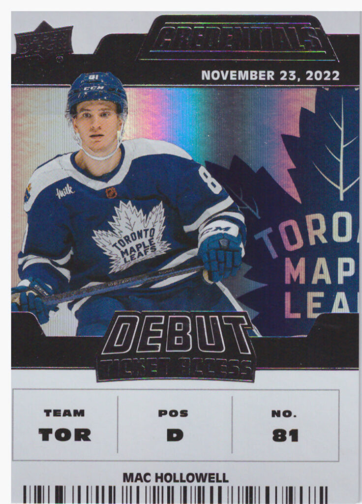 2022/23 Credentials – M.Hollowell Tor 121   /999