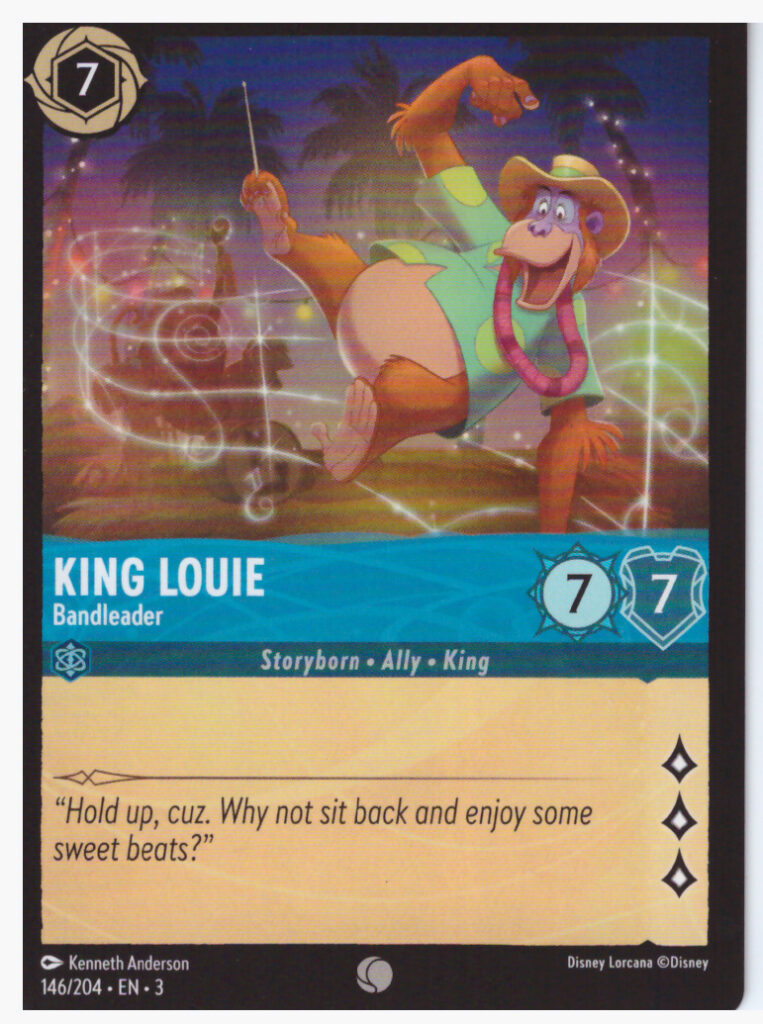 Lorcana Into The Inklands – King Louie 146/204