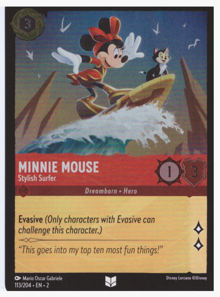 Lorcana Rise Of The Floodborn – Minnie Mouse 113/204